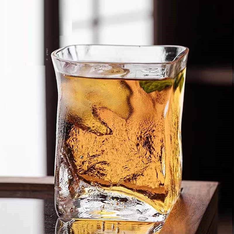 Yam Planet™ Transparent Irregular Niche Whisky Glasses