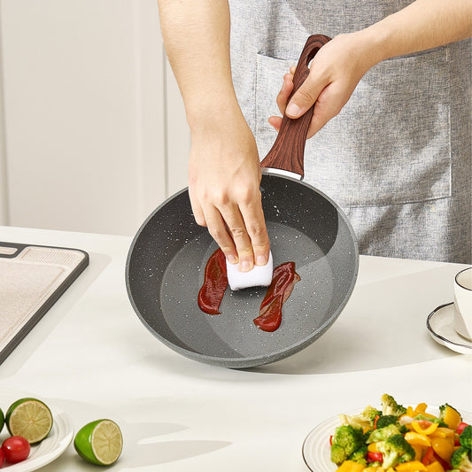 Yam Planet™ 3-Piece Nonstick Frying Pan Set for Everyday Cooking