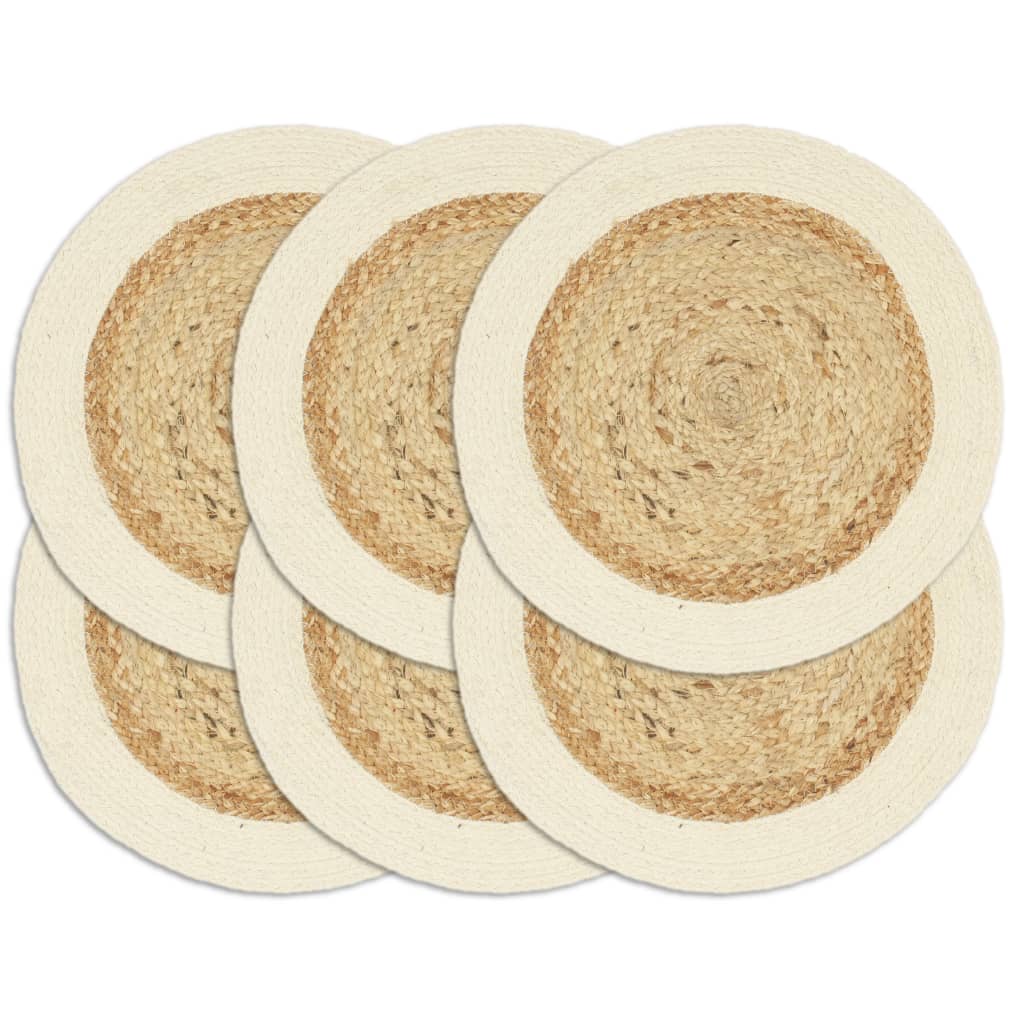 Placemats Rond 38 Cm Natuurlijk