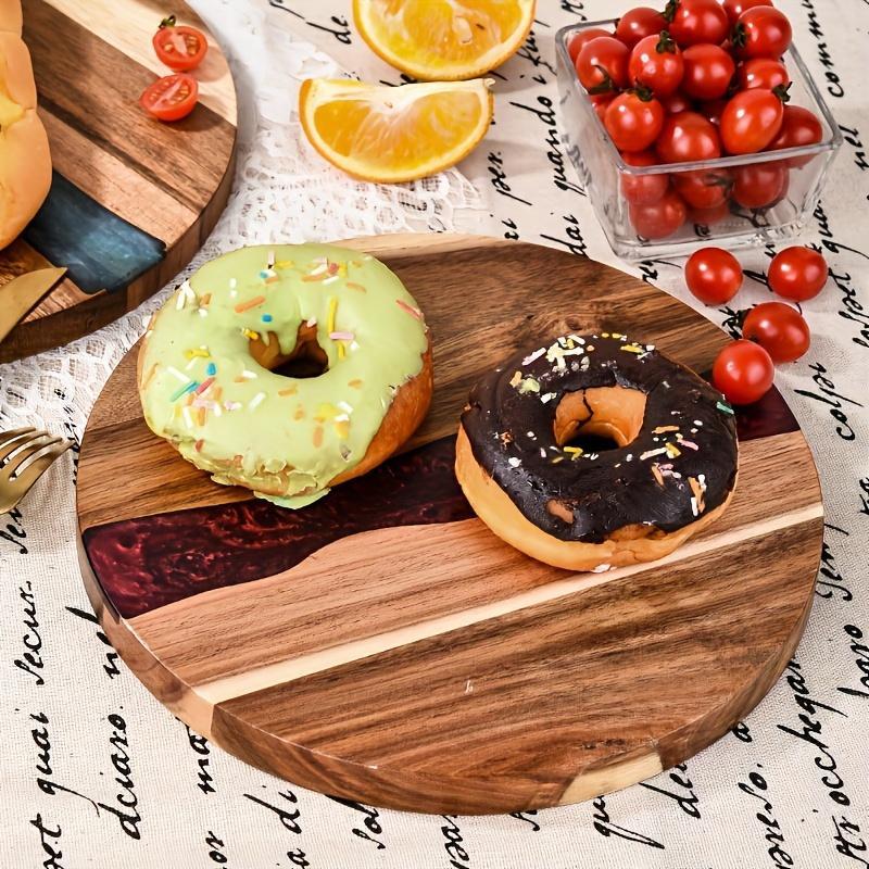 Yam Planet™Acrylic Wood Resin Round Cutting Board