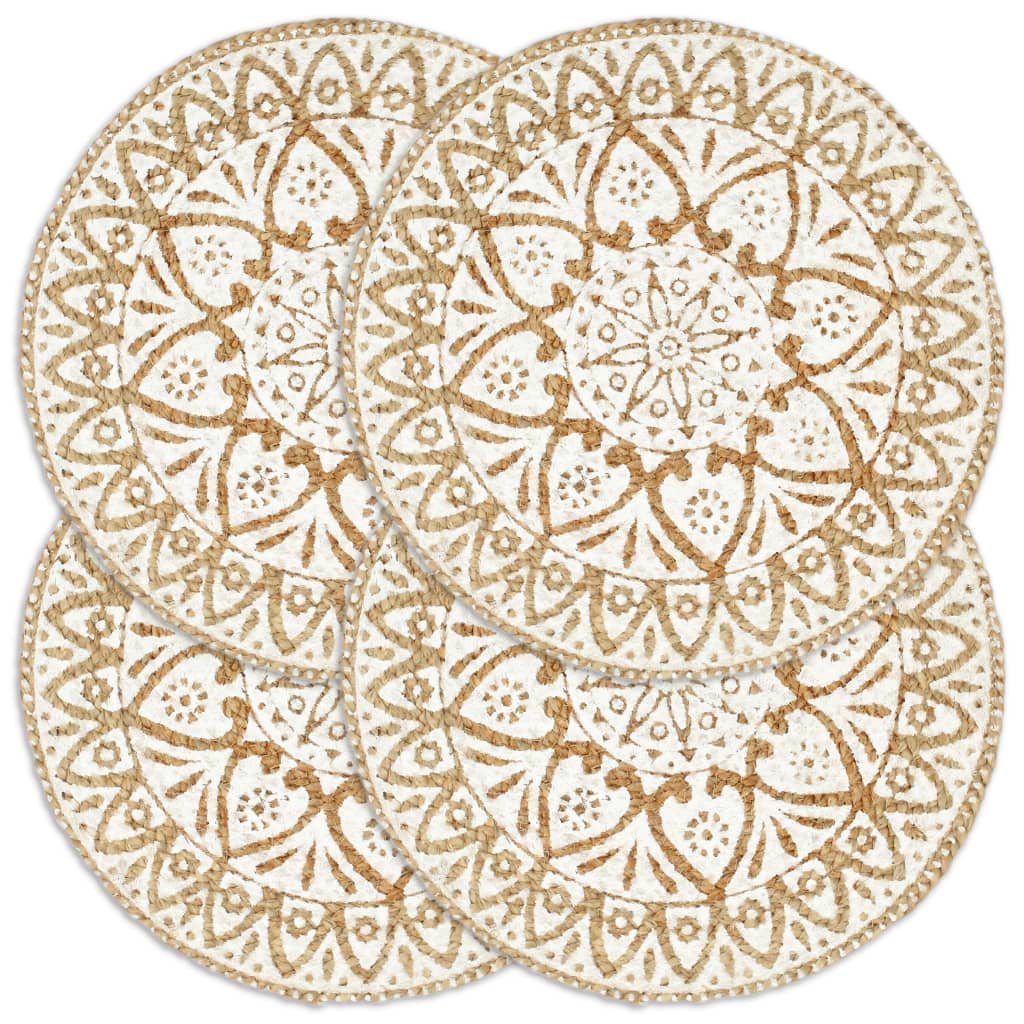 Placemats Rond 38 Cm Natuurlijk