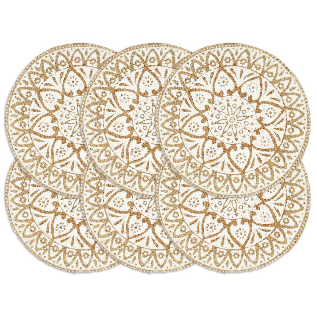 Placemats Rond 38 Cm Natuurlijk