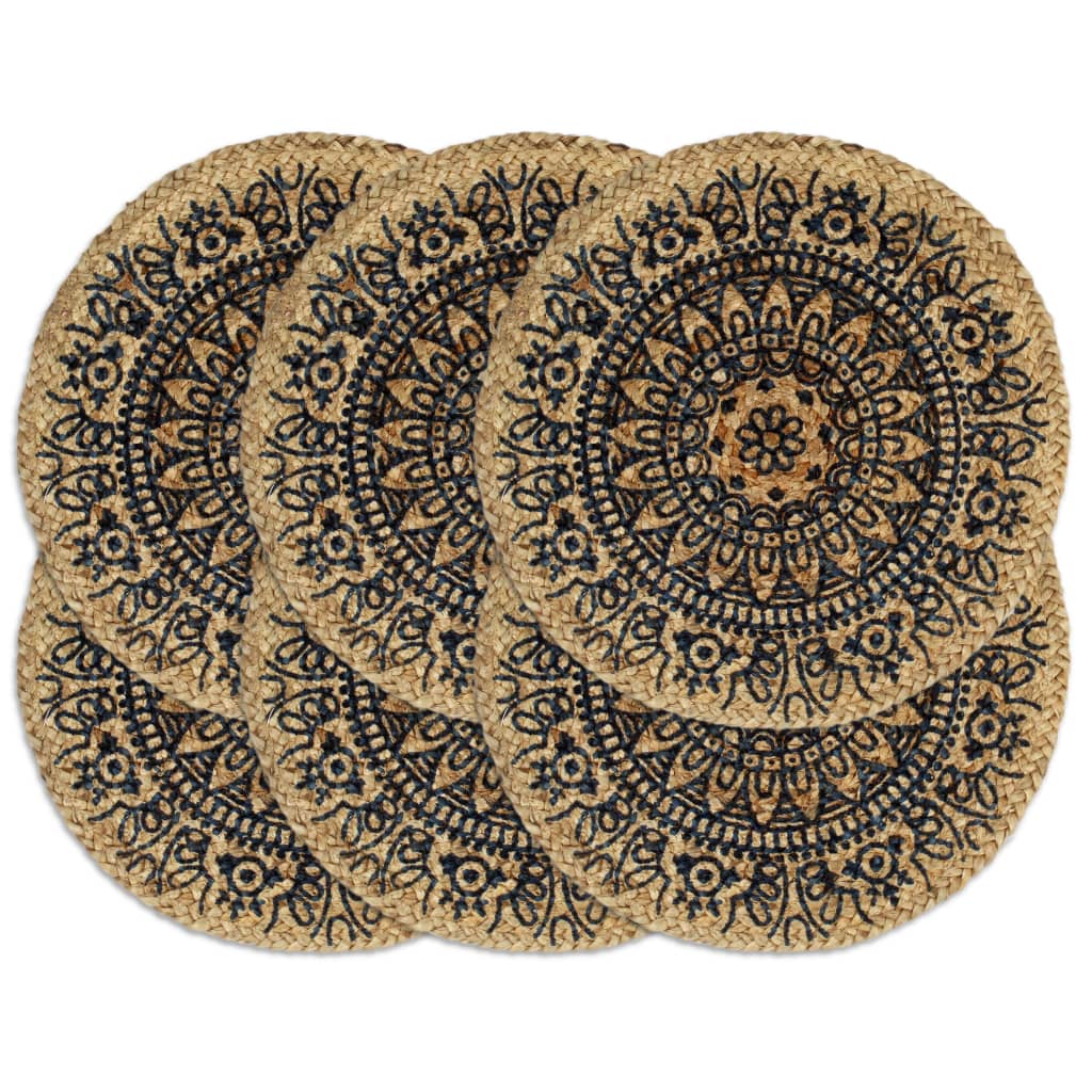 Placemats Rond 38 Cm Natuurlijk