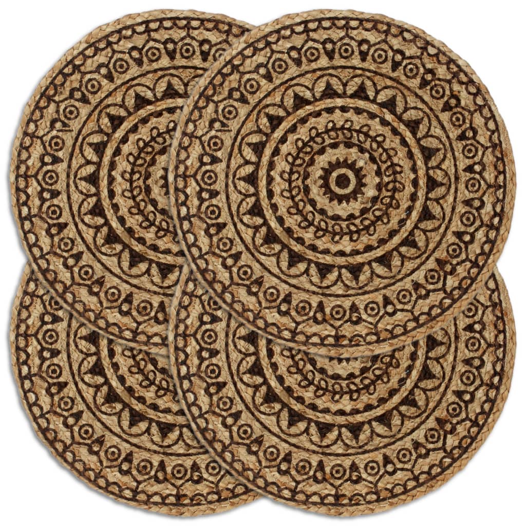 Placemats Rond 38 Cm Natuurlijk