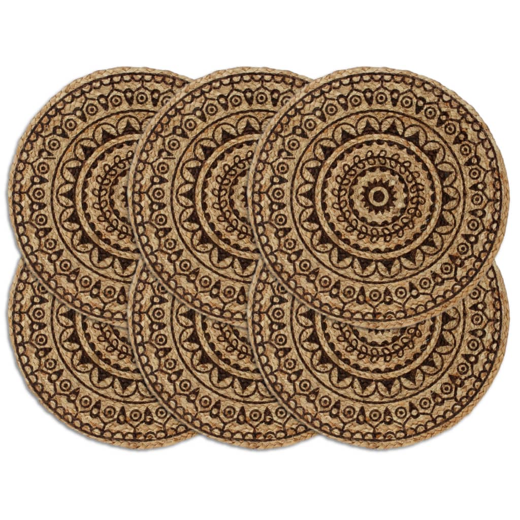 Placemats Rond 38 Cm Natuurlijk