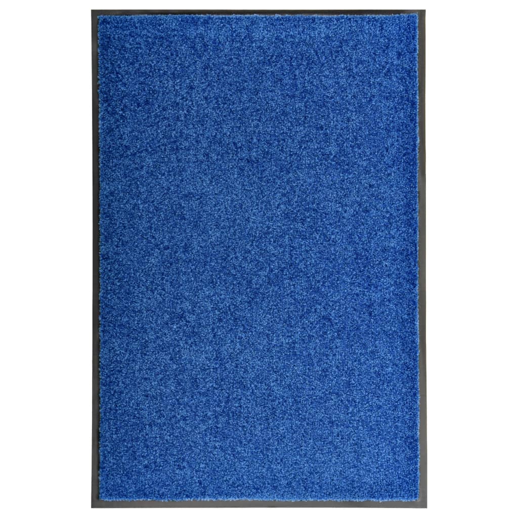 Deurmat Anders En Zwart Polyamide En Pvc Blauw