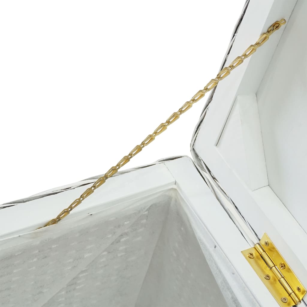 Opbergbox 110 Cm Natuurlijk Kubu Rattan & Massief Mahoniehout