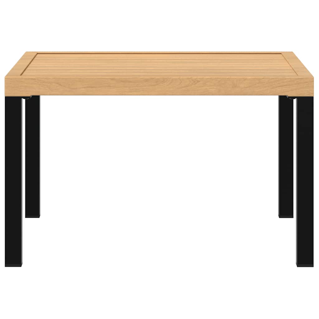 Tuintafel 65X65X40 Cm Aluminium Zwart