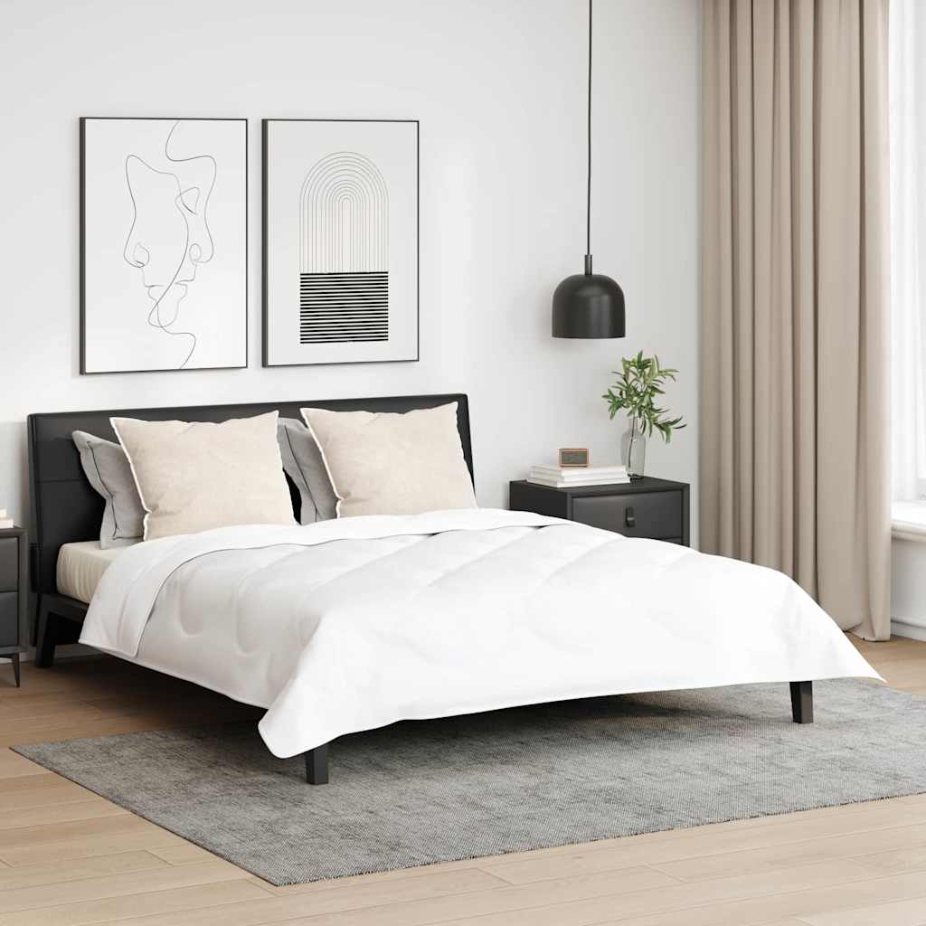 Hoofdkussen Met Kussen Wit Polyester