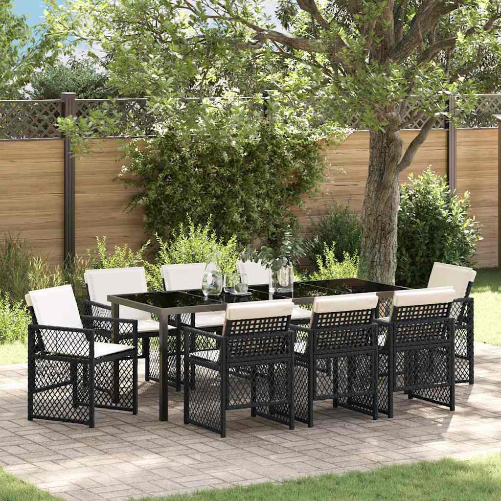 Tuin Eetset 5 Pcs Poly Rattan