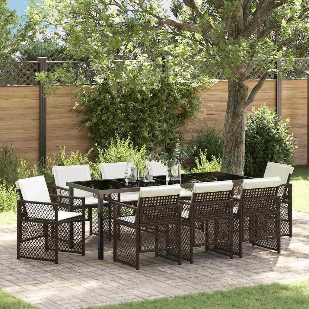 Tuin Eetset 5 Pcs Poly Rattan