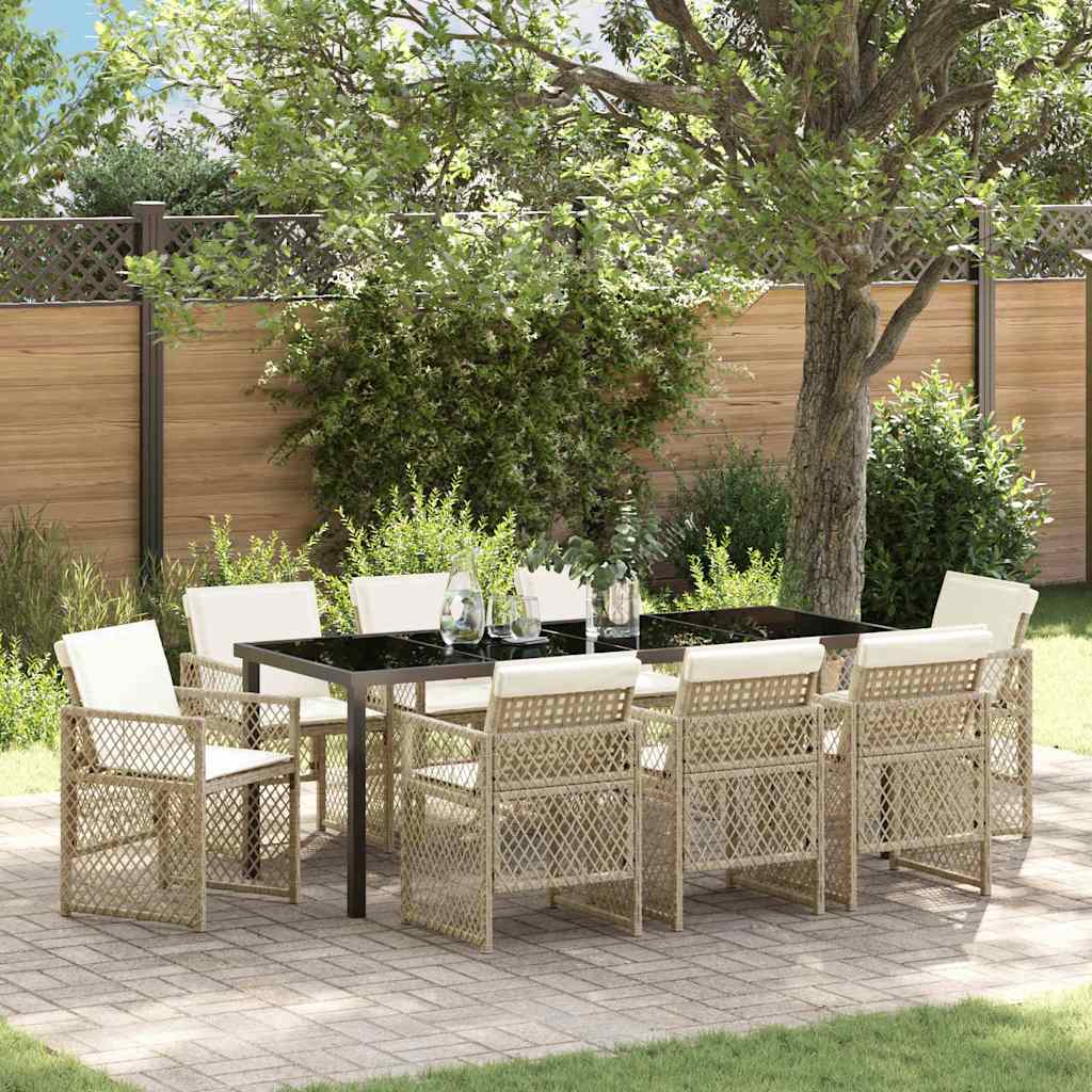 Tuin Eetset 5 Pcs Poly Rattan