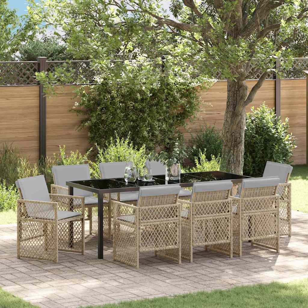 Tuin Eetset 5 Pcs Poly Rattan