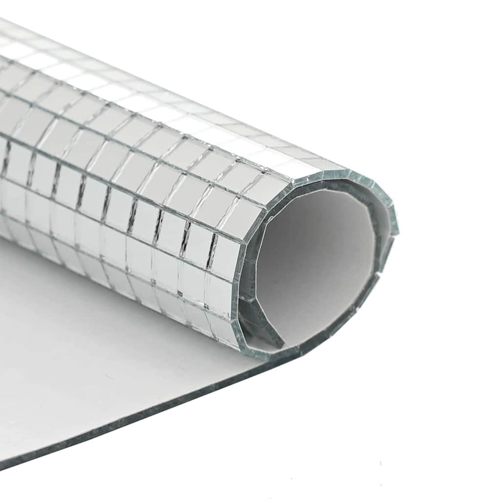 Spiegelmozaïek Tegel Geometrisch 3 Pcs Zilver 30 X 30 Cm Glas