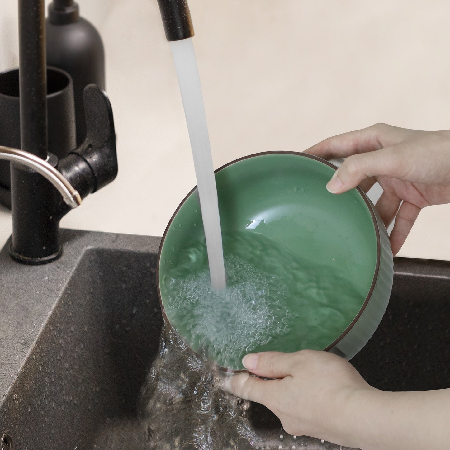 Ceramic Kitchen Bowl Set — 46oz, Set of 4