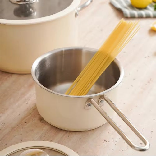 Yam Planet™ 9-Piece Ceramic-Coated Stainless Steel Cookware Set