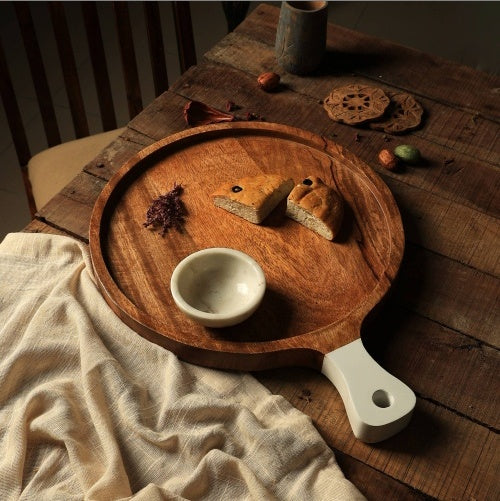 Yam Planet™ Wooden Cheese Cutting Board