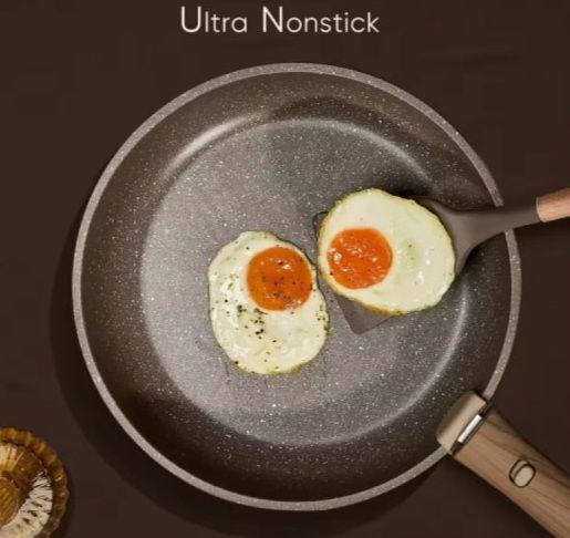 Yam Planet™ 17-Piece Nonstick Cookware Set with Detachable Handles – Pots and Pans for All Stovetops, Oven & Dishwasher Safe