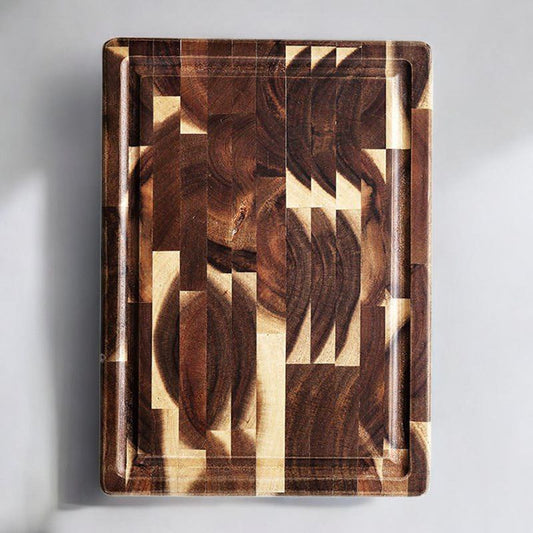 Yam Planet™ Solid Acacia Wood Cutting Board